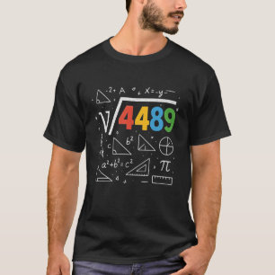 T-shirt 67 Meme Racine Carrée 4489 Argot Six Sept Prof De