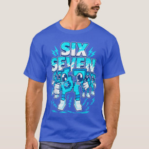 T-shirt 67 Mème Six Sept 6 7 Anniversaire Brainrot Italien