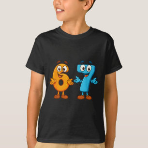 T-shirt 67 Mème Six Sept Enfants Blocs Numéro Prof de Math