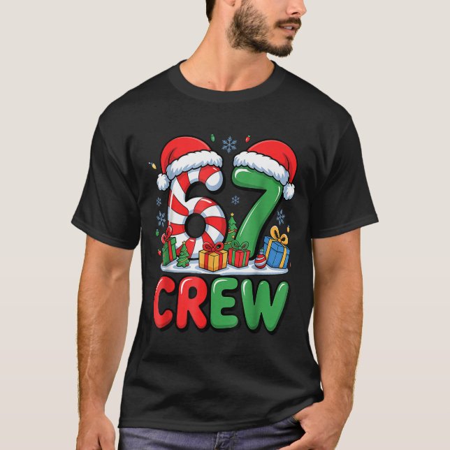 T-shirt 67 Meme Six Seven Funny Christmas Women Men Boys G (Devant)