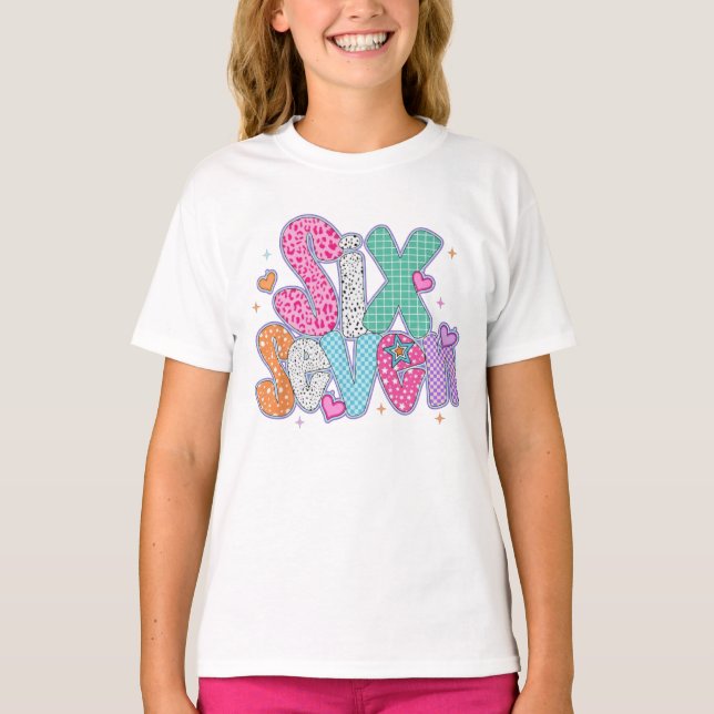 T-shirt 67 Meme | Tee-shirt drôle avec graphique S (Devant)