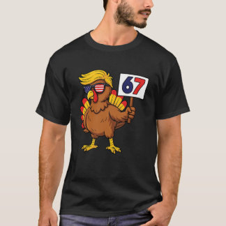 T-shirt 67 Meme Thanksgiving Turkey Day Six Seven Funny Tr