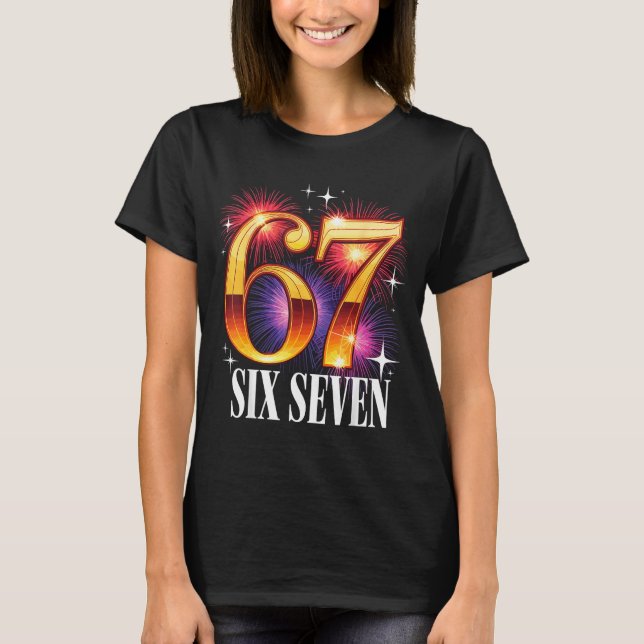T-shirt 67 New Years Eve Party Pajama Shirt 6 7 Meme 67 20 (Devant)