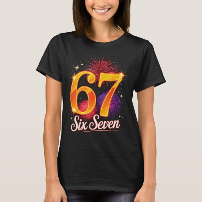 T-shirt 67 New Years Eve Party Pajama Shirt 6 7 Meme 67 20 (Devant)
