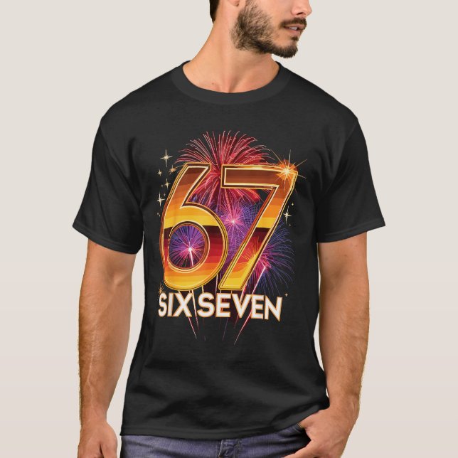 T-shirt 67 New Years Eve Party Pajama Shirt 6 7 Meme 67 20 (Devant)