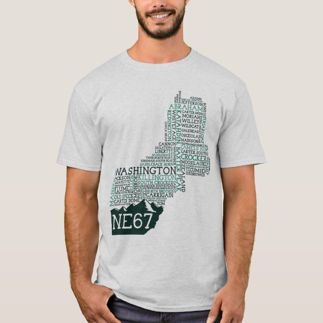 T-shirt 67 Nouvelle-Angleterre (Devant)