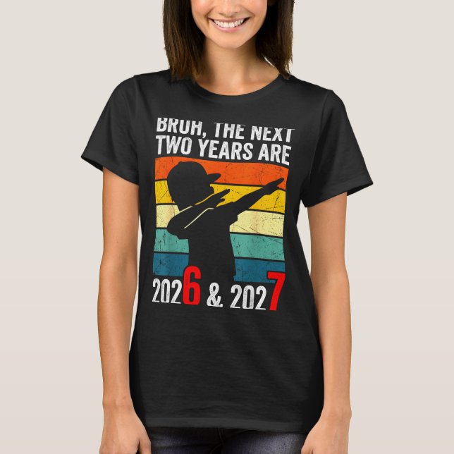 T-shirt 67 Nye 2026 Dabbing Boys Funny New Year Eve Six Se (Devant)