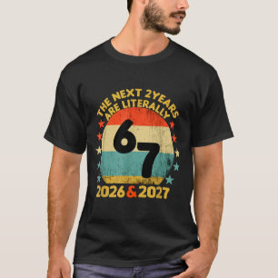 T-shirt 67 Nye 2026 Drôles Garçons Enfants Nouvel An Soiré