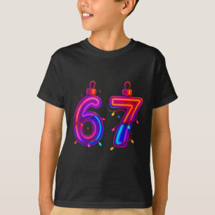 T-shirt 67 Ornement de Noël Mème Goutte de Glace Pyjama de
