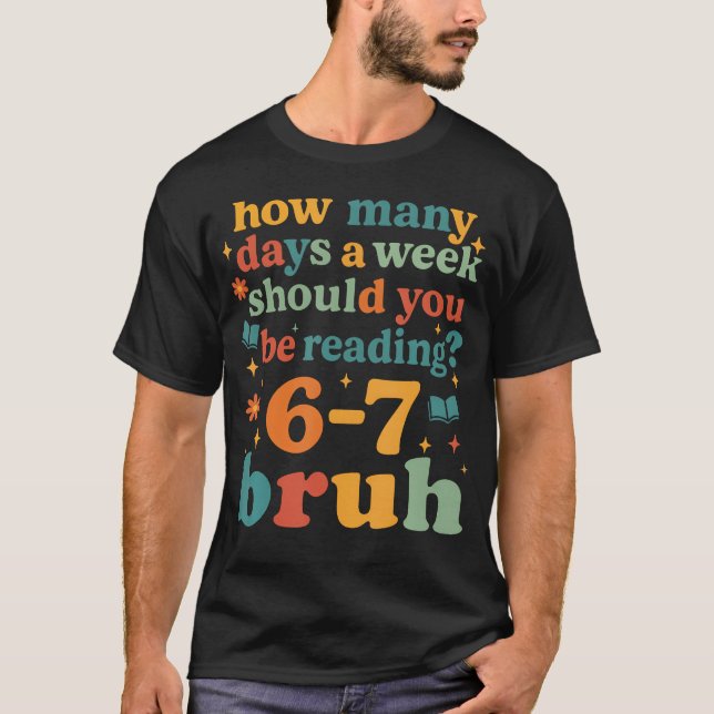 T-shirt 67 Prof De Lecture En Elémentaire Bibliothécaire R (Devant)