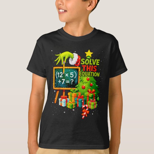 T-shirt 67 Professeur Vert Noël Six Sept Mème Pourriture d (Devant)