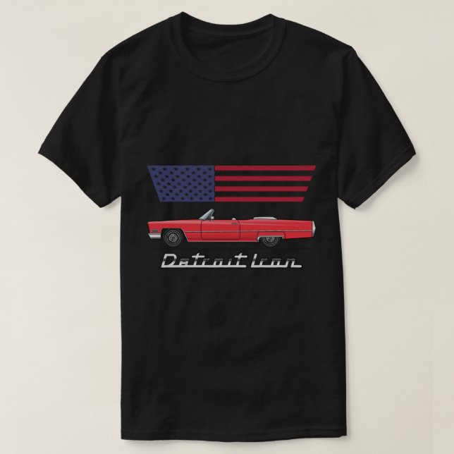 T-shirt 67 Rouge cadillac 67 (Design devant)