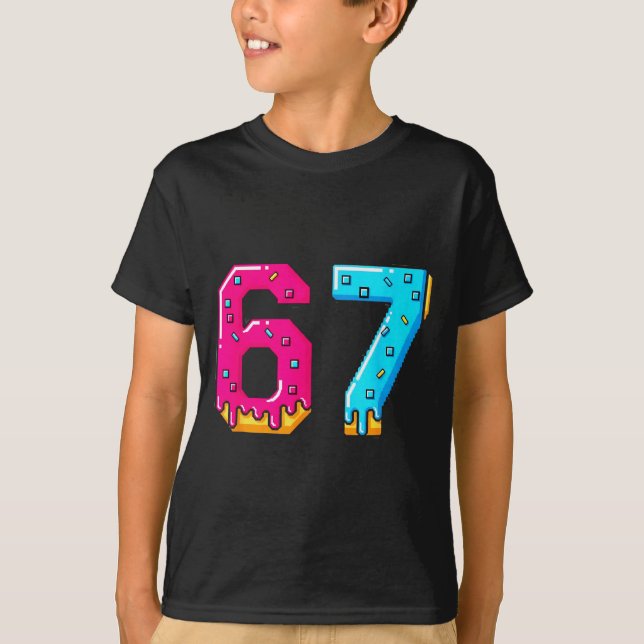 T-shirt 67 Shirt Baseball Life Style 101 Apparel Youth Dri (Devant)