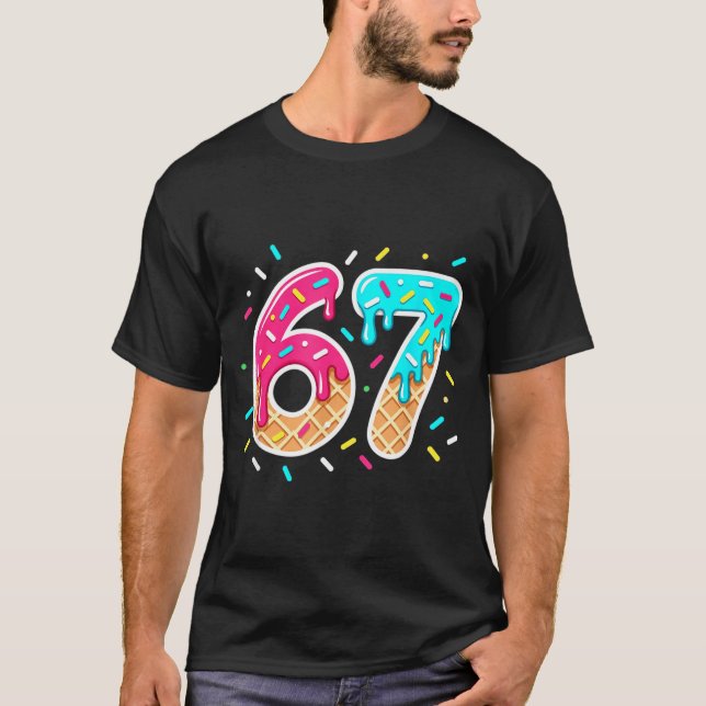 T-shirt 67 Shirt Baseball Lifestyle 101 Apparel Youth Drip (Devant)