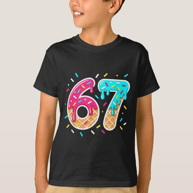 T-shirt 67 Shirt Baseball Lifestyle 101 Apparel Youth Drip (Devant)