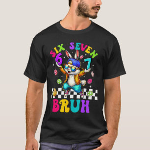 T-shirt 67 six sept lunettes de soleil lapin drôle heureux