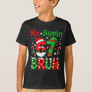 T-shirt 67 Six Seven Burh Drôle de Noël 6 7 Mème Hommes Fe
