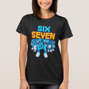 T-shirt 67 Six Seven Drôle de Brainrot Italien Enfants Jeu