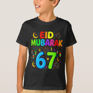 T-shirt 67 six seven joyeux eid mubarak enfants eid al