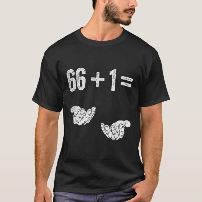 T-shirt 67 Six Seven Mathématiques Mathématiques Équation  (Devant)