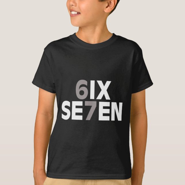 T-shirt 67 Six Seven Mème Drôle Slang Gen Alpha Adolescent (Devant)