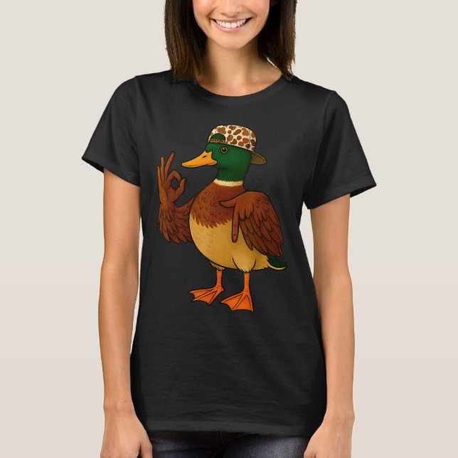 T-shirt 67 Six Seven Meme Mallard Duck Hunting Season Boy  (Devant)
