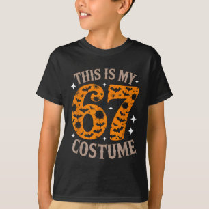 T-shirt 67 Sixty Seven Déguisement Halloween Drôle 6 7 Mèm