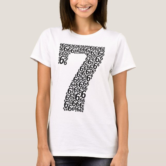 T-shirt 67 soixante-sept Conception de costume d'Halloween (Devant)