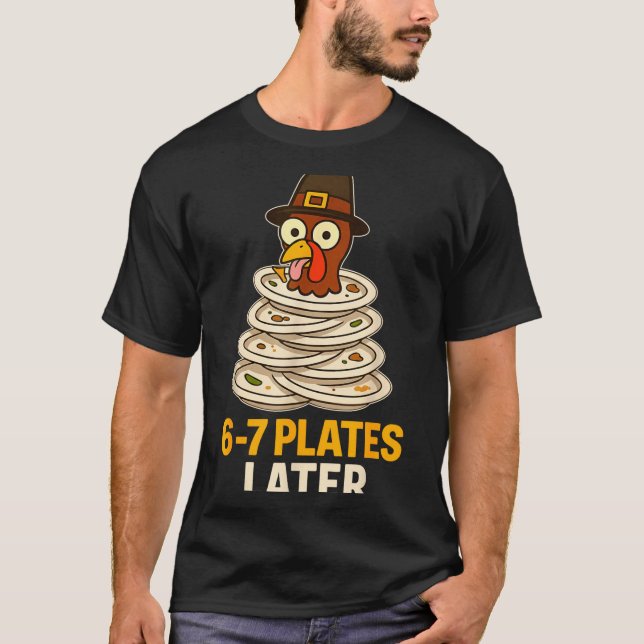 T-shirt 67 Thanksgiving Funny Turkey 6-7 Meme Six Seven Bo (Devant)