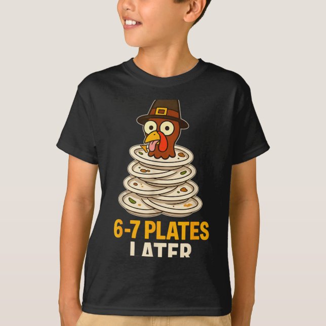 T-shirt 67 Thanksgiving Funny Turkey 6-7 Meme Six Seven Bo (Devant)