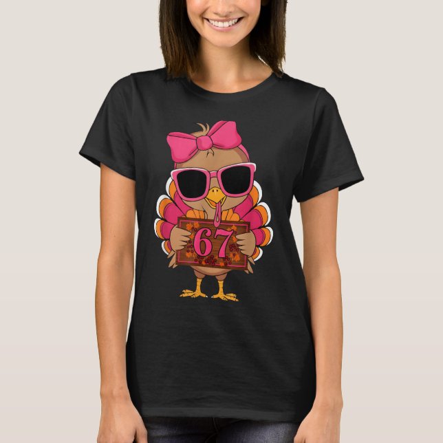 T-shirt 67 Thanksgiving Funny Turkey Family Thanksgiving 6 (Devant)