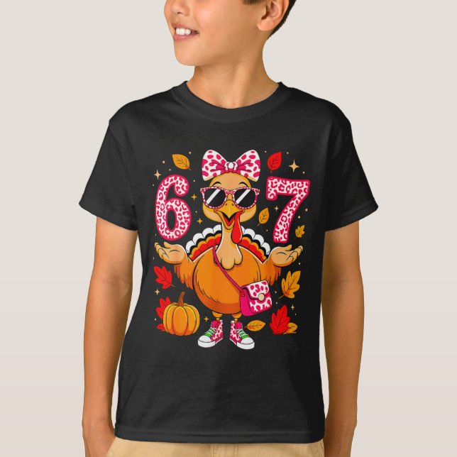 T-shirt 67 Thanksgiving Funny Turkey Thanksgiving 67 Turke (Devant)