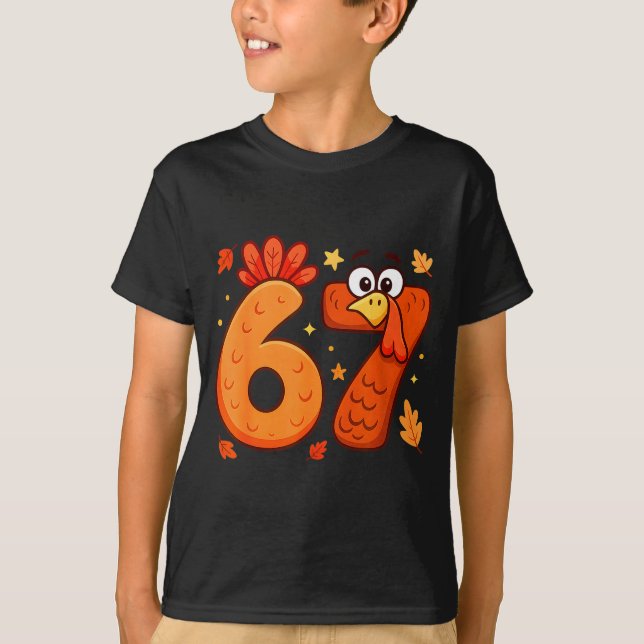 T-shirt 67 Thanksgiving Funny Turkey Thanksgiving 67 Turke (Devant)