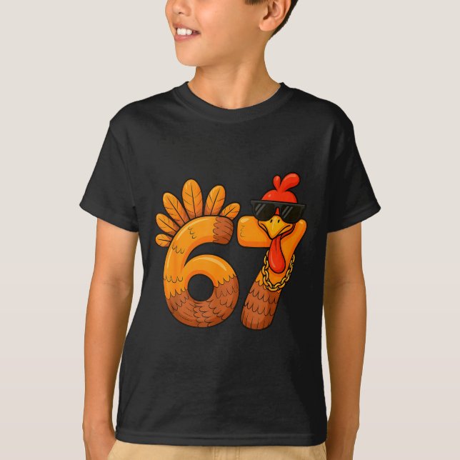 T-shirt 67 Thanksgiving Funny Turkey Thanksgiving 67 Turke (Devant)