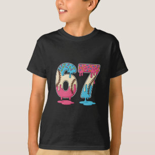 T-shirt 67 Vendre Glace Drip Meme Six Sept Gen Alpha Fu