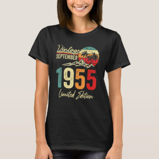 T-shirt 67 Yr Old Vintage September 1955  67th