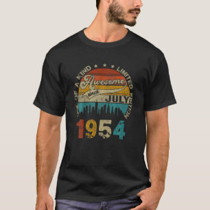 T-shirt 67E Anniversaire Cadeaux 67 Ans Awesome Depuis Jui