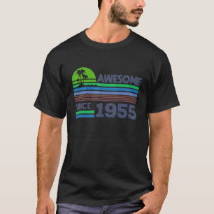 T-shirt 67e anniversaire Hommes Femmes stupéfiantes depuis