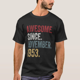 T-shirt 67E Anniversaire S Depuis Novembre 1953 67 Ans G