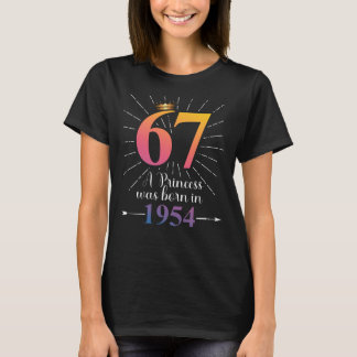 T-shirt 67e cadeau d'anniversaire 67 ans