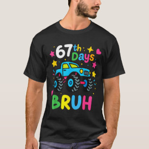 T-shirt 67e jour d'école Bruh drôle mème 67 Monstre Camion