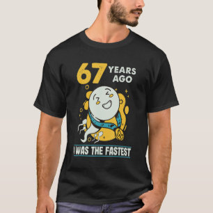 T-shirt 67ème Anniversaire Hommes Humour Il Y A 67 Ans J'É