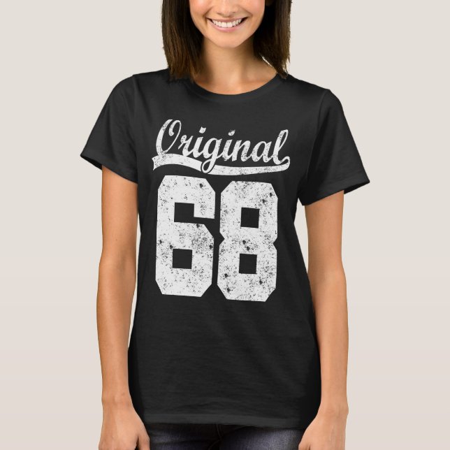 T-shirt 68 cadeau de naissance (Devant)