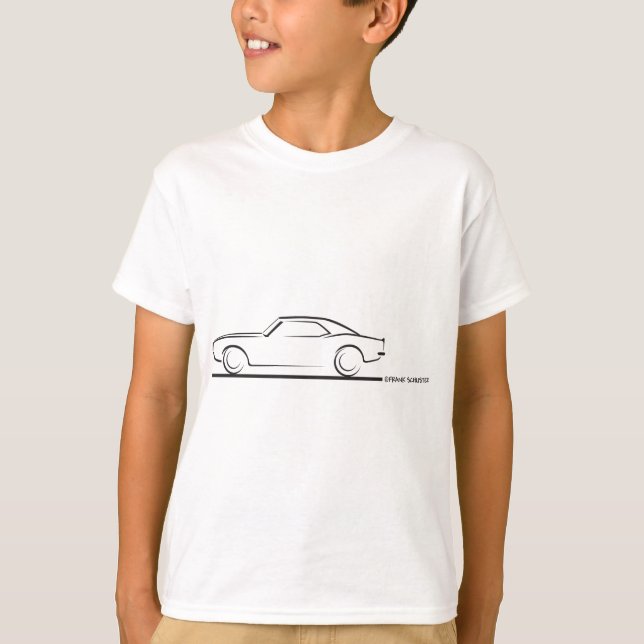 T-shirt 68 Camaro Hard Top BLK (Devant)