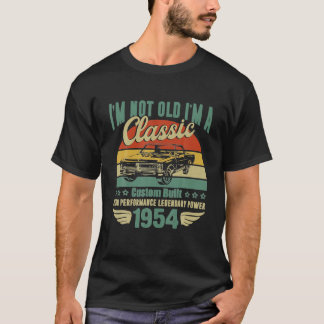 T-shirt 68e anniversaire Cadeaux pour hommes papa Retro Vi