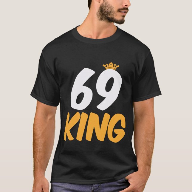 T-shirt 69. Anniversaire Présenté Cadeau Funny De 59 Ans (Devant)