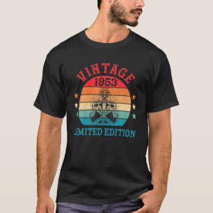 T-shirt 69 Ans 69E Anniversaire Vintage 1953 Guitare Lov