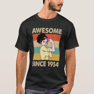 T-shirt 69 ans Awesome depuis 1954 69e anniversaire