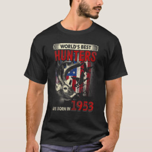 T-shirt 69 Ans Chasseur De Cerfs Né En 1953 69e Anniversai