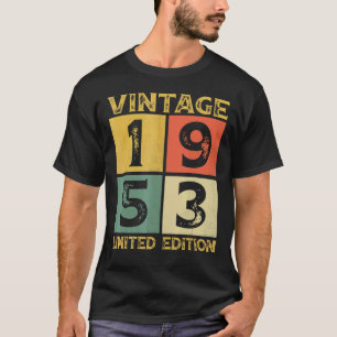 T-shirt 69 ans Retro 1953 69e anniversaire